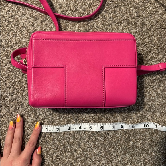 Tory Burch Hot Pink Leather Crossbody Bag - Picture 7 of 8